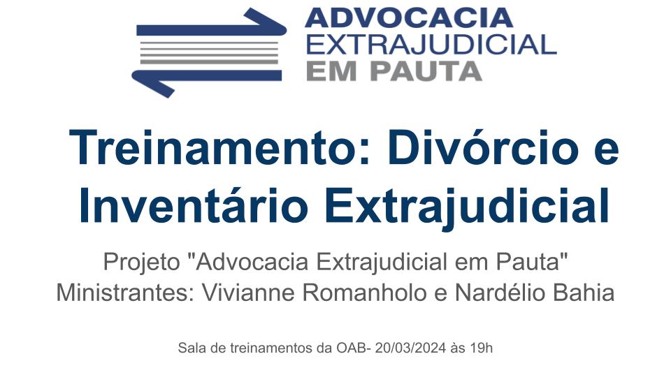 Divórcio e Inventário Extrajudicial