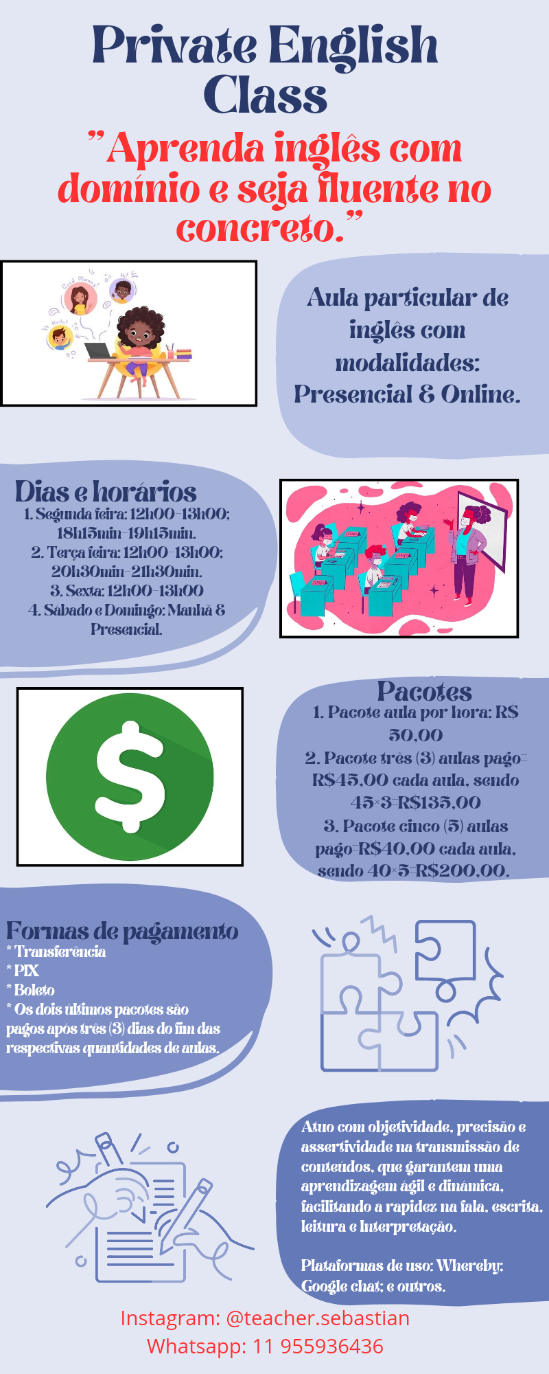 Fluorescent English School