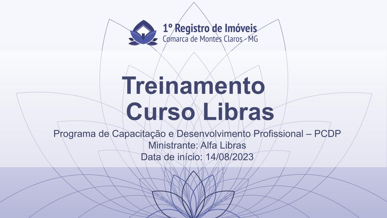 Treinamento - Curso Libras