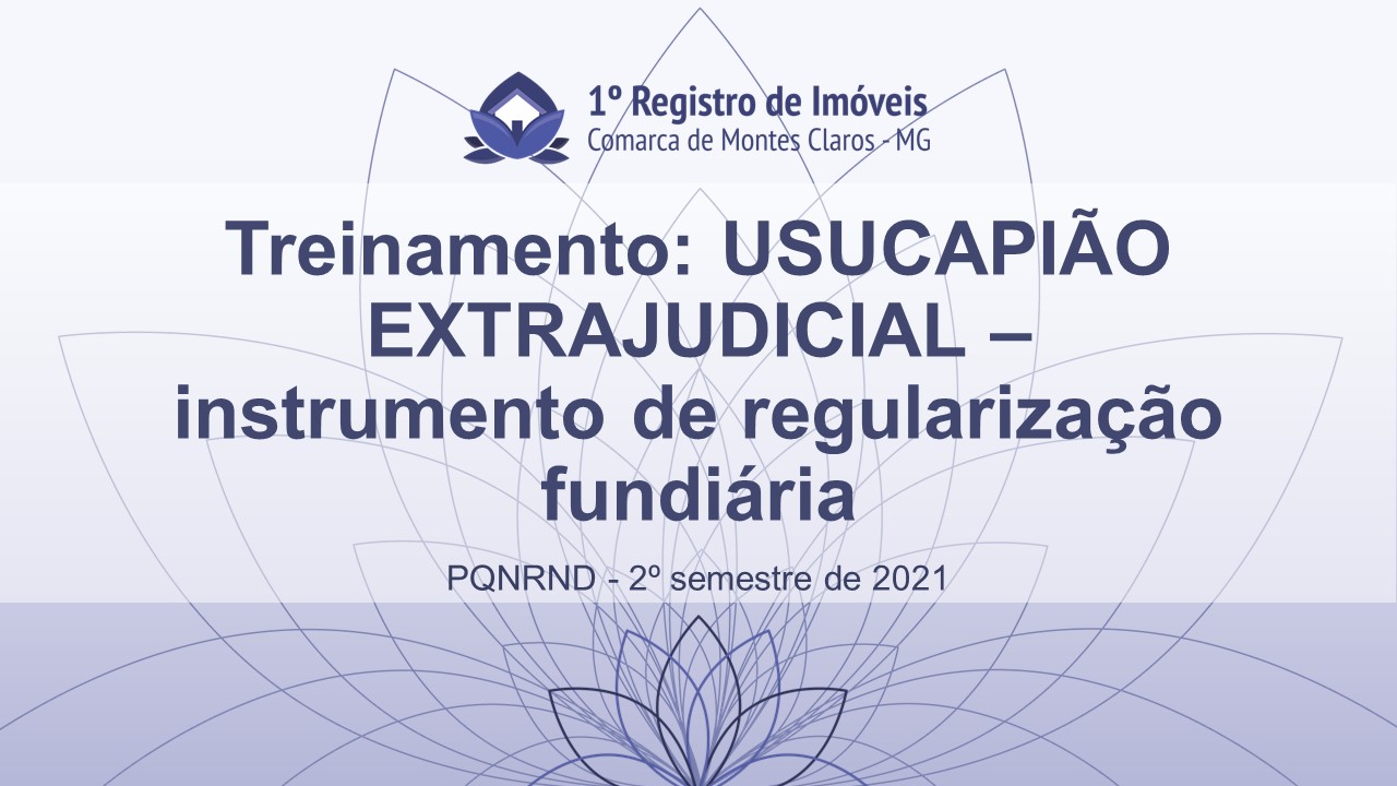 Usucapião extrajudicial